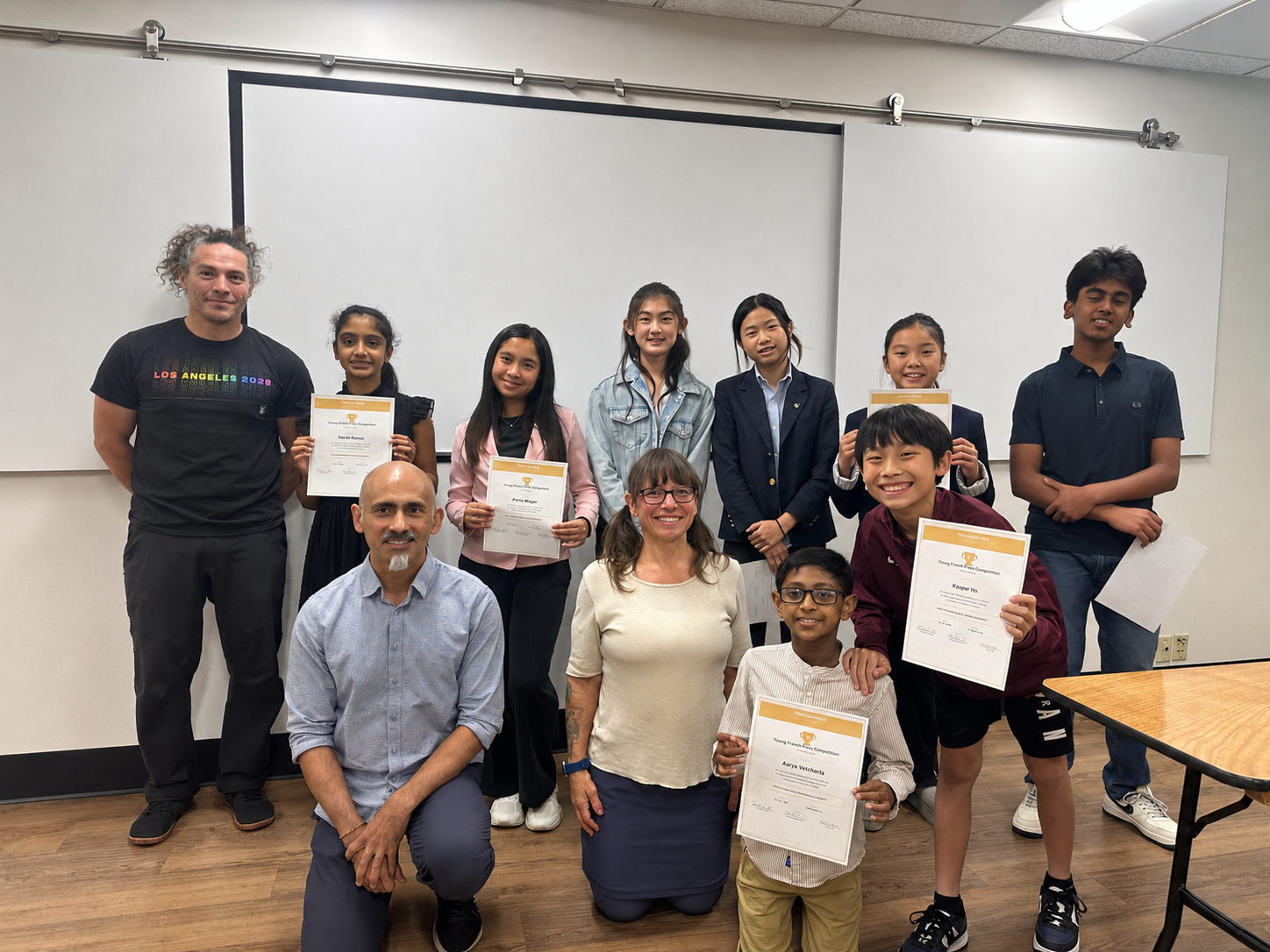 Pitch Competition participants and judges